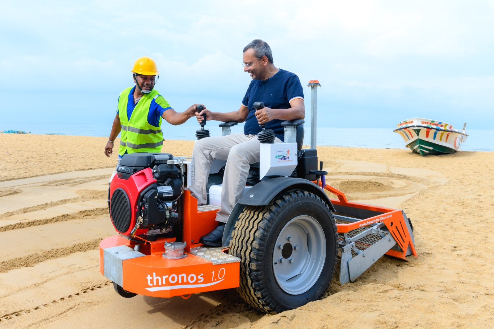 Clean Serendib Launches Beach-Cleaning Machine at Mount Lavinia Beach